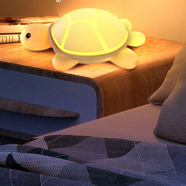 MeWaii® Squishy Silicone Cute Turtle LED Night Light - Perfect Gift for Kids and Girls