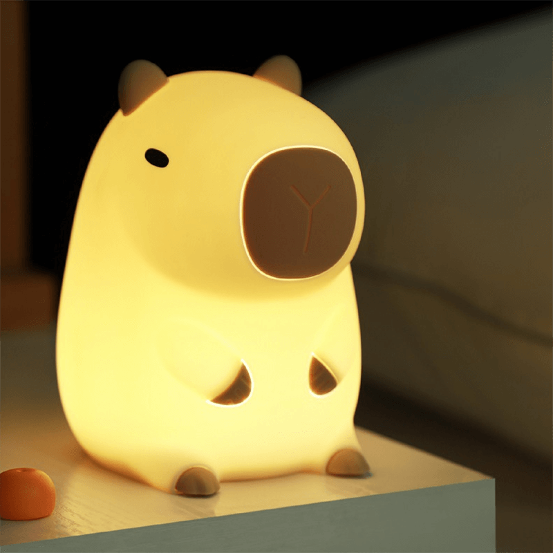 MeWaii®  Capybara Pairing Squishy Night Light - Perfect Gift for Kids and Girls