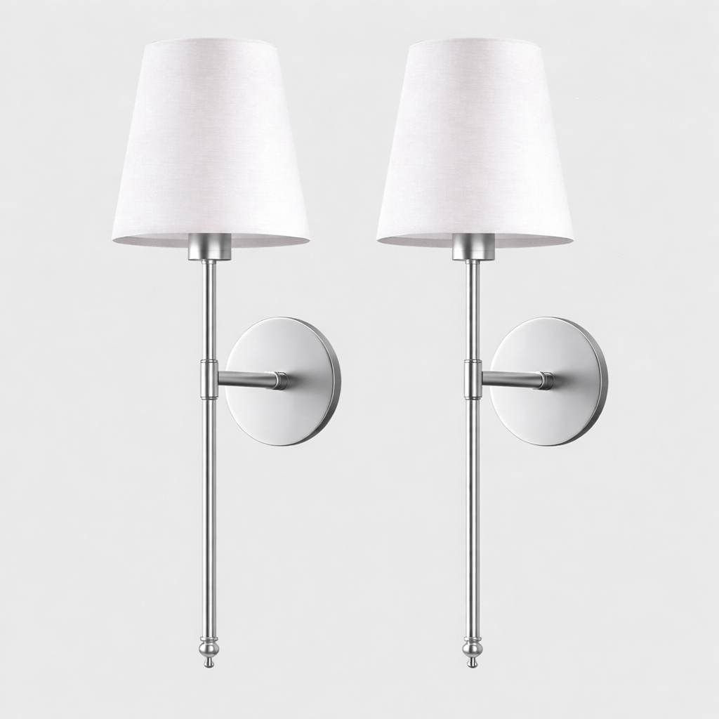 Stockholm Black Wall Sconce (Set of 2)