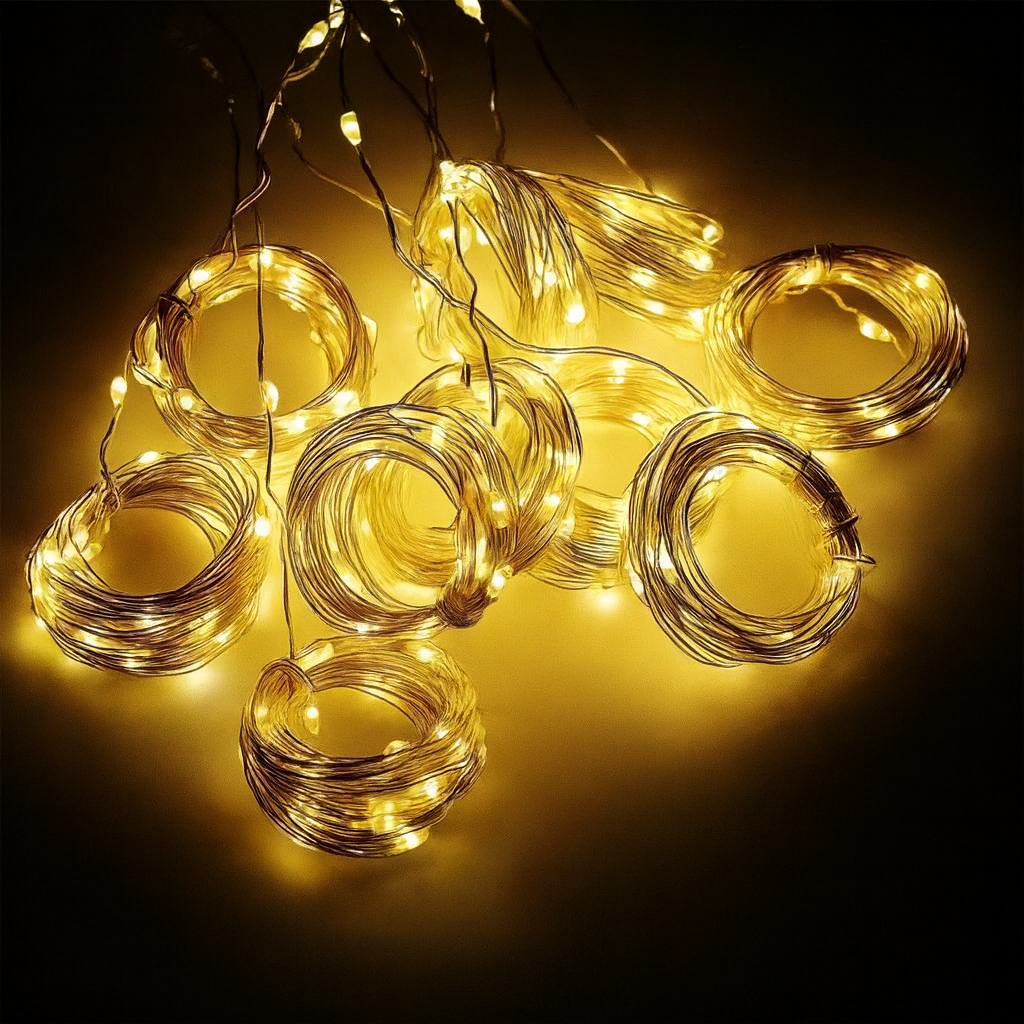Cortina de Luzes LED Nordic Luxe