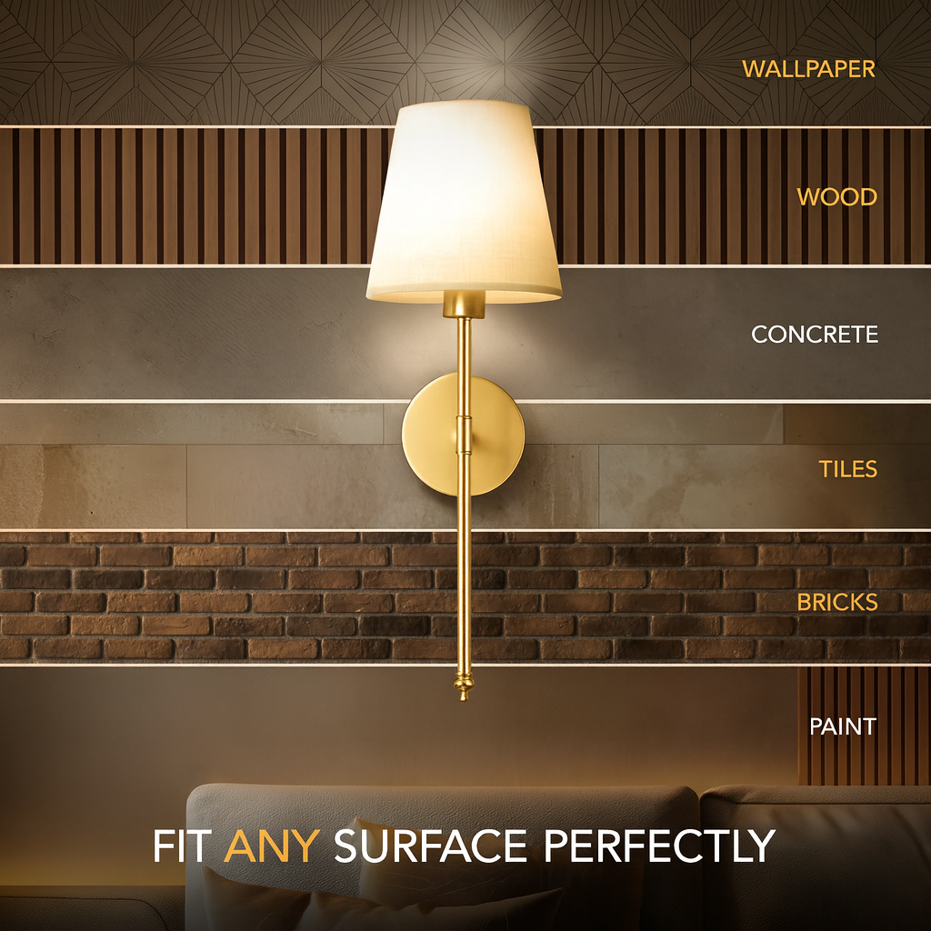 Stockholm Gold Wall Sconce (Set of 2)