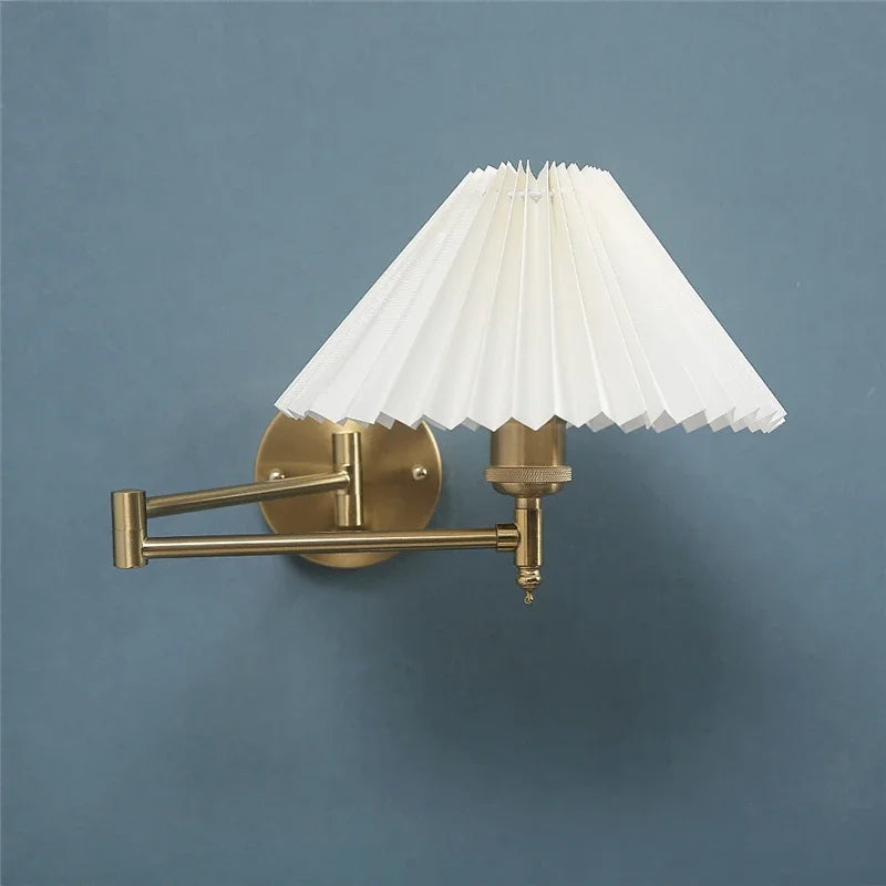 Nordic Adjustable Folding Wall Lamps Rotating Rocker Arm Light Fixtures Modern Minimalist Bedroom Study Bedhead LED Wall Lights