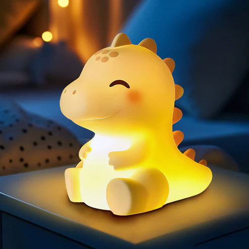 MeWaii® Highland Cow Silicone Squishy LED Night Light - Perfect Gift for Kids and Girls