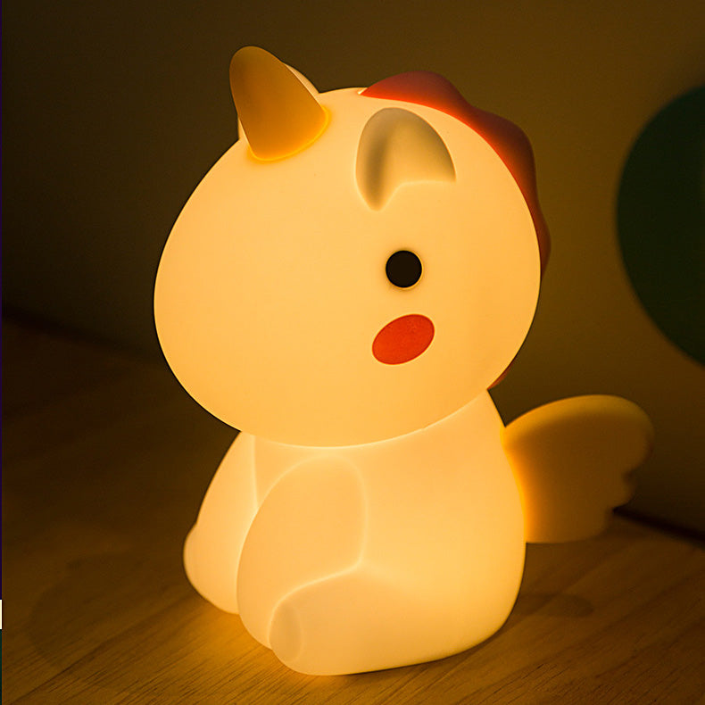 MeWaii® Unicorn Night Light LED Squishy Tap Lamp Best Gift for Baby and Girl