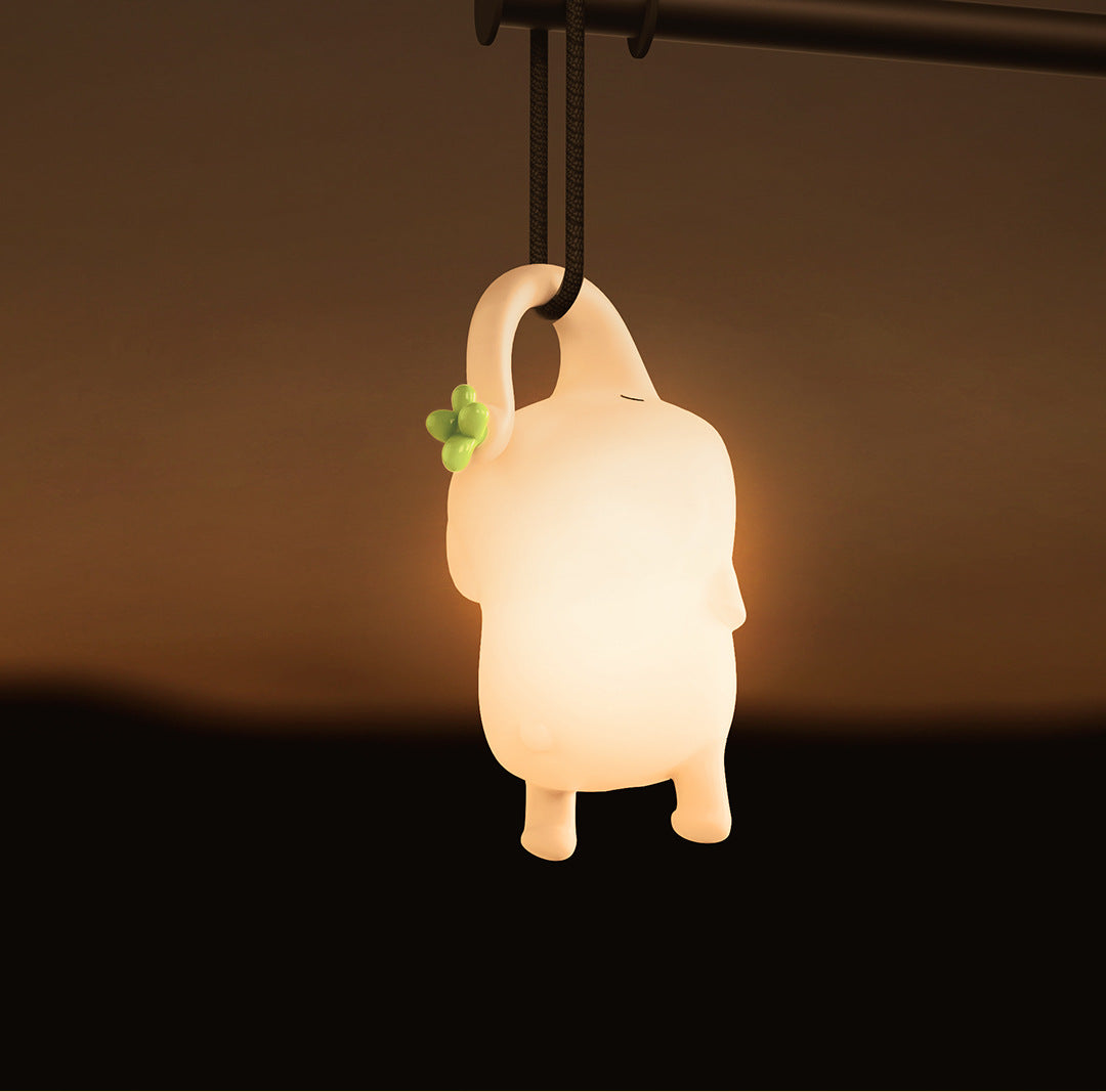 MeWaii® Squishy Silicone Flying Elephant LED Night Light - Perfect Gift for Kids and Girls